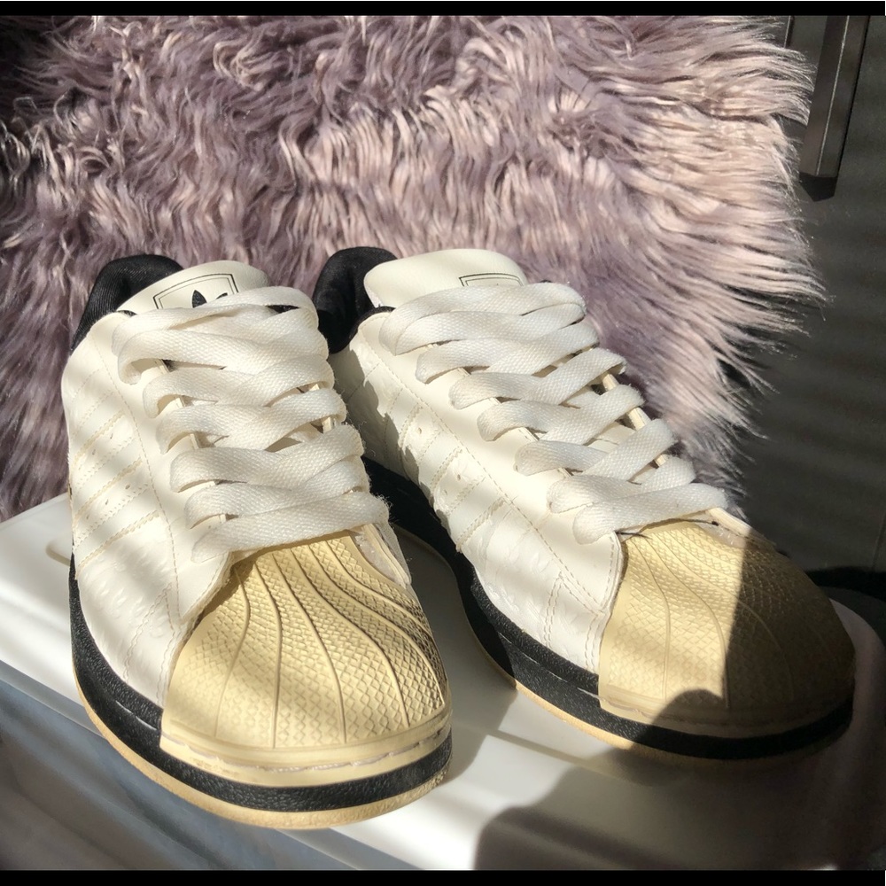 White/Off White Adidas